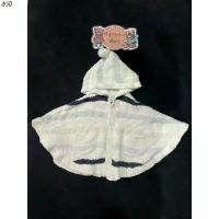 ราคา ขายดี เสื้อคลุมไหมพรมกันหนาว ทรงปีกค้างคาวมีฮู้ด ของเด็กมือสอง (สีขาวลายทาง) Size 80 แบรนด์ Gelato Pique ของแท้ % สภาพ 90% (1731349768197408111)