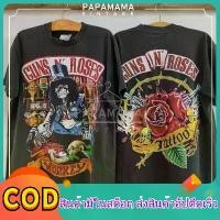 ราคา [ GUNS N' ROSES ] Whiskey Tattoo bootleg *มาใหม่ กันแอนด์โรสเสส ผ้า100 ฟอกBIOนุ่ม วินเทจ เฟดสวย เสื้อวง men tshirt เสื้อ ยืด ขาว ผ้าฝ้าย ผ้าสำลี ผ้าไหม Clothing ผู้ชายshirt man (1732328925846406170)