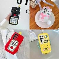 ราคา 3D กันกระแทก สําหรับ OPPO Find X2 X3 X5 X6 X8 Pro X8S Ultra plus F1S F5 F7 F9 F11 R17 R15 K3 A83 A1K A7 A5S A12 เคสมือถือ Soft TPU Case เคสป้องกัน Cute Cartoon Camera Bee Winnie (1731496792474355149)