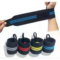 ราคา wristband สายรัดข้อมือ พันข้อมือ ออกกำลังกาย ยกน้ำหนัก ปรับความแน่นได้ Weight Lifting Wrist Support Cotton Straps 1ข้าง (1732177023354569805)