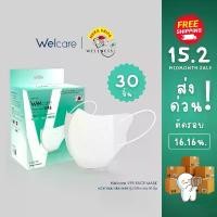 ราคา Welcare Face Mask V95 หน้ากากกรองฝุ่นเวลแคร์ รุ่น V95 (30 ชิ้น/กล่อง) (1732032355488203989)