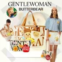 ราคา GentleWoman × Butter Bear แท้ 100% พร้อมส่ง กระเป๋าผ้าแคนวาสสไตล์เกาหลี (1732531523974367034)