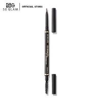 ราคา ของแท้ 100% BUY 1 GET 1 FREE So Glam Go Brow Slim Slim Eyebrow Pencil 02 Chocolate ดินสอเขียนคิ้วสลิม (1732040119580067486)