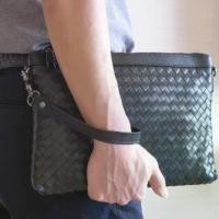 ราคา Le Galon Crossbody braided leather bag for mens - กระเป๋าสะพายผู้ชาย หนังถัก MAVERICKSHOES (1732642137582503005)