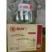 ราคา COD SUN (เครือหัวม้าลาย) ** หม้อหุงต้ม ทรงสูงพิเศษ เบอร์ 24 ซม.ตราพระอาทิตย์ SUN 'Z ชุดหม้อหุงต้ม 22,24 ซม.ตราพระอาทิตย์ หม้อสแตนเลส หม้อพระอาทิตย์ หม้อสองหู หม้อทำอาหารTikTok (1731444922507888017)