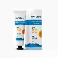 ราคา UV ULTRA _Ultra sun repair protection SPF50 PA+++ SPF 50 ผิวทุกประเภท โลชั่น (1729734520089119143)