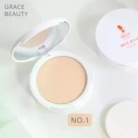 ราคา แป้งเกรซบิวตี้ ซิลค์ แมท พาวเดอร์ แป้งฟัพ แป้งกันแดด SPF 13PA+++ ผู้หญิง Cosmetics (1730022414602504924)