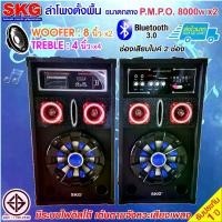 ราคา SKG ลำโพงตั้งพื้น 8นิ้ว 8000W pmpo รุ่น AV-361 PA-2 (สีดำ) (1729457114407340262)