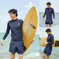 ราคา ️APPEAL [Men] Every Moment Rashguard เสื้อว่ายน้ำสีกรม เสื้อแขนยาว แรชการ์ด ผู้ชาย กันUV มีซับใน AP14650 กรม ซีโอดี (1732515116714853387)