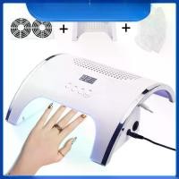 ราคา เครื่องดักฝุ่นสีเล็บอัจฉริยะ 2-in-1 พร้อมพลังดูดฝุ่น 80W และหลอด UV เครื่องรวมหลอด UV เครื่องเป่าเล็บโคมไฟ LED (1732359708189164797)