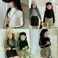 ราคา COCO ROOM เสื้อแขนยาวเด็กผู้หญิง เสื้อคอเต่า ทรงเข้ารูป แฟชั่นเด็ก(1786) (1732589123905029997)