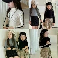 ราคา COCO ROOM เสื้อแขนยาวเด็กผู้หญิง เสื้อคอเต่า ทรงเข้ารูป แฟชั่นเด็ก(1786) (1732589120569443674)