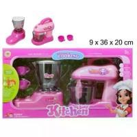 ราคา เครื่องปั่นน้ำผลไม้และเครื่องตีผสมของเล่น NO.A-202 Kitchen Set A2012 ที่นิยมมากที่สุด (1732222296524490042)