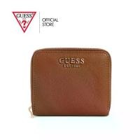 ราคา [พร้อมส่ง] GUESS กระเป๋าสตางค์ผู้หญิง รุ่น BG8500137 LAUREL SLG SMALL ZIP AROUND สีน้ำตาล (1732310718206412557)