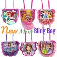 ราคา [COD] กระเป๋าสะพายข้างเล็กเจ้าหญิงลายลิขสิทธิ์ Princess small Sling Bag สินค้าใหม่แกะกล่อง New In (1731660130234696757)