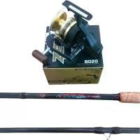 ราคา คันชุดพร้อมรอกตกปลาหน้าดิน ASHINO Fish Way 10 ฟุต จับกับรอก BG Zero 20 (1732642563368977925)