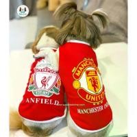ราคา COD Arsenal Manchester City Manchester City dog cat rabbit hamster pet vest Manchester City Dog Man U rpool Arsenal dog clothes (1732215524405970891)