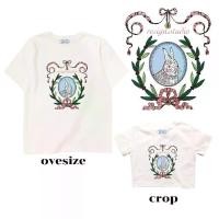 ราคา resign studio ลาย Queen rabbit เสื้อยืด Crop Oversize (1730924437881522644)