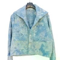 ราคา แบรนด์เจคเก็ตหม้อห้อมผ้าฝ้ายลำลอง Clothing Man เสื้อผู้ชายผ้าไหมผ้าสำลีฟ้า มัดย้อมห้อมธรรมชาติ แรงบันดาลใจมาจากท้องฟ้าบ้านเรา ใส่สบายระบายความร้อนได้ดีแต่งด้วยกระดุมเงินแขนยาวสวม (1729620408530799348)