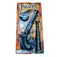 ราคา ปืนโจรสลัด ปืนยาว พรอพ มีดของเล่น พลาสติก โจรสลัด สำหรับเด็ก Pirate Gun / Knife / Sword Weapon Toy for Kid บีบีกันอัดลมไล่นก (1732586937812158413)