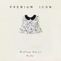 ราคา Hania Kids เสื้อคอปกลายดอก สไตล์เกาหลี สำหรับเด็กผู้หญิง -K4124987 (1732399029196260474)