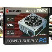 ราคา POWER SUPPLY (อุปกรณ์จ่ายไฟ) GEARMASTER 550 WATT (GPS-001 ,GPS-002, 004) ไม่มีไฟเลี้ยงการ์ดจอ จัดส่งเฉพาะจุด (1732643381837072005)
