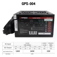 ราคา [ส่งฟรี] POWER SUPPLY (อุปกรณ์จ่ายไฟ) GEARMASTER 550 WATT (GPS-004) ไม่มีไฟเลี้ยงการ์ดจอ (ไม่มีกล่อง) (1732225516242831357)