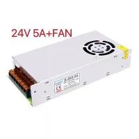 ราคา Switching Power Supply สวิตชิ่งเพาเวอร์ซัพพลาย 24V 5A 120W (สีเงิน) COD (1731922577167582818)