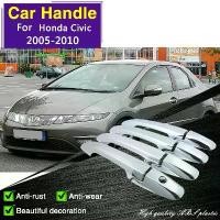 ราคา GUEENDiurthrsthouioshangmao ขาย ร้อน for Honda Civic MK8 2005 2006 2007 2008 2009 2010 Chrome Door Handle Cover Car Accessories Catch Rustproof Stickers Styl (1732540459217815447)