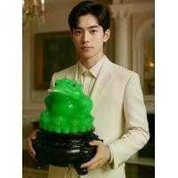ราคา คางคกสามขาคาบเหรียญ กบสามขาคาบเหรียญ เรียกทรัพย์ หยกสีเขียว คาบเหรียญ 30x28x33 cm ฮวงจุ้ยเสริมดวง โชคลาภ เงินทอง ของมงคลตกแต่งบ้านหรู ของขวัญขึ้นบ้านใหม่ วางโต๊ะทำงาน เสริมธุรกิจ (1732528819116672246)