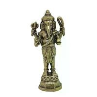 ราคา Certified productsพระพิฆเนศ พระพิฆเนศวร ปางยืน 4 พระกร วัสดุทองเหลือง สูง 4.4 ซม. Ganesh Mini Brass Statue #12 Home Decor by Boss (1732533605949147105)
