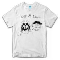 ราคา เสื้อยืดพรีเมี่ยม KURT COBAIN & ERNIE เสื้อยืด KURT COBAIN NIRRANA SMOKES LIKE TEEN IN UTERO ยืดหยุ่นปานกลาง (1731677145662195351)