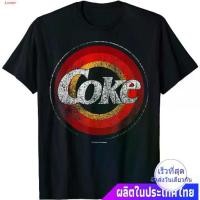 ราคา เสื้อยืดคอกลมLuner เสื้อยืดยอดนิยม Coca-Cola Vintage Retro Bullseye Coke Logo Graphic T-Shirt Men's Women's T-shirts S-5XL (1732568545944241363)