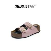 ราคา Staccato Women's Birkenstocks Flat Sandals รองเท้าแตะผู้หญิง ส้นตึก ED104 (1731254983077299445)