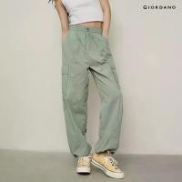 ราคา [ Online Exclusive ] Giordano Women's Korea Collection Cargo Pants 05415554001 กางเกงขายาวผู้หญิง กางเกงจิออดาโน (1732375398532089436)