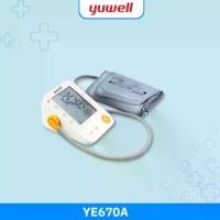 ราคา Yuwell Electronic Blood Pressure Monitor เครื่องวัดความดันโลหิต รุ่น YE670A หน้าจอ LCD digital display [รับประกัน 5 ปี] (1732570305184499477)