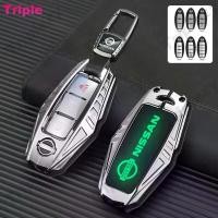 ราคา ฝาครอบเคสกุญแจรถ, วัสดุโลหะผสมสังกะสี, พร้อมโซ่กุญแจ, เปลือกซิลิโคนเรืองแสง, สำหรับ Nissan Xtrail, Almera, Serena, March, Micra, Livina, Juke, Leaf Note, Cube, Kicks, Terra, Tiid (1732005744494937150)