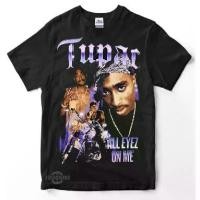 ราคา เสื้อยืดฮิปฮอปแร็พ TUPAC SHAKUR - ALL EYEZ ON ME ระดับพรีเมียม Tupac Travis Scott Ice Cube Snoop Dog Eminem Rap Tees เสื้อยืดลำลอง (1731677062093178778)