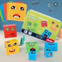 ราคา พร้อมส่ง เกมส์ลูกเต๋าเปลี่ยนอารมณ์ การ์ด 72 ใบ Puzzle game Face Change Rubik's Cube (1729615505346628527)