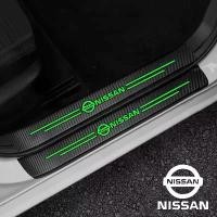 ราคา แถบธรณีประตูคาร์บอนไฟเบอร์, สำหรับ Nissan Juke, Patrol, Tiida, Note, Serena, Kicks Cube, Y62, Versa, J11, แถบป้องกันธรณีประตูรถยนต์, เรืองแสง (1730040001054739188)