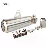ราคา ท่อไอเสีย Escape Moto, 51mm, สำหรับ Akrapovic รถจักรยานยนต์, Universal, เหมาะสำหรับ Z900, Z800, R6, R3, ท่อไอเสีย SC (1732381764923197162)