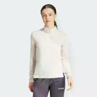ราคา adidas Hiking เสื้อยืดแขนยาวซิปยาวครึ่งตัว Terrex Multi ผู้หญิง สีชมพู IW9188 (1731275333758389011)
