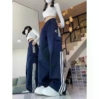 ราคา กางเกงคาร์โก้ลายทางย้อนยุคอเมริกัน, กางเกงลำลอง, Unisex, ทรงหลวม, หลายกระเป๋า, ทรงตรง, กางเกงขายาวลำลอง, เทรนด์ Ins ไม้ ดรัม ไม้ ดรัมเมเยอร์ สวย ๆ volleyball shorts volleyball shorts (1732030376237630