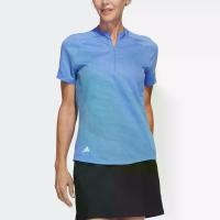 ราคา adidas Golf Textured Golf Polo Women Blue HT1240 (1731729321942419219)