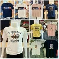 ราคา เสื้อยืดBeverly Hills Polo Club เสื้อโปโลแขนสั้น Classic Bear (1732478557175645374)