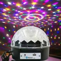 ราคา คลังสินค้า ลำโพงบลูทูธ ไฟดิสโก้เทค ไฟเทค HS-137 Plus ไฟเธค ไฟดิสโก้ ไฟปาร์ตี้ เล่นเพลงได้ MP3 LED Magic Ball Light มีรีโมทควบคุม (1731897696702923978)