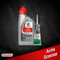 ราคา น้ำมันเครื่อง Castrol Activ Scooter 0.8L. พร้อมน้ำมันเฟืองท้าย 120ml. กึ่งสังเคราะห์ รถสายพาน (1732109396686832777)