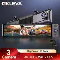 ราคา DVR รถยนต์ EKLEVA, 11.26 นิ้ว, กระจก Dash Cam A8, 4K, 5Ghz WiFi, กระจกมองหลัง, กล้องหน้า / ห้องโดยสาร / หลัง / หลัง, การมองเห็นได้ในเวลากลางคืน, จอภาพที่จอดรถ 24 ชม., ฟังก์ชั่น WiFi (17326159224583301
