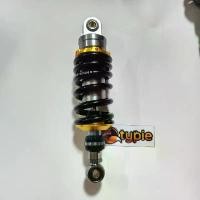 ราคา โช๊คหลัง โซนิค โชบิ สปริงดำแป้นทอง โช๊คหลังแต่ง MSX , SONIC , TENA , DASH , LS , DEMON125 อะไหล่แต่งโซนิค ***ลดล้างสต๊อก (1732323949518947860)