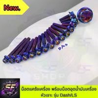 ราคา น็อตแคร้งแครื่อง+น็อตอุดน้ำมันเครื่อง Dash/Ls (หัวเจาะ-ไทเท) 17 ตัว สแตนเลสแท้ #น็อตแคร้งเครื่อง #น็อต #สแตนเลส (1732116113381231564)
